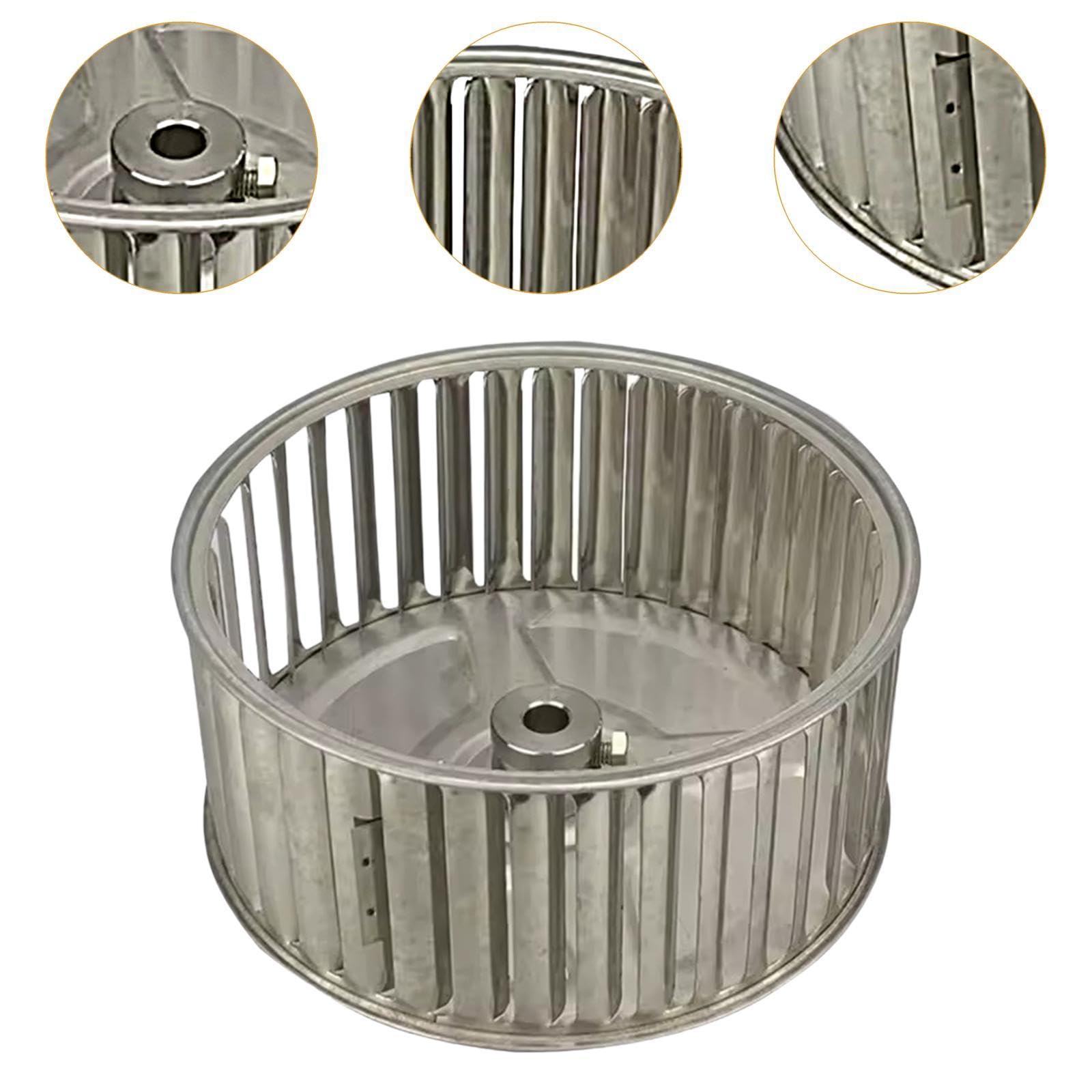 Baoblaze Lüfterrad, Kreiselgebläse, Lüfterrad, zu installieren, Metall, hochtemperaturbeständig, Ersatz, 5inch