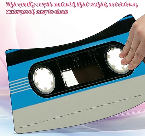 Miniatura 4 de Portapapeles de tamaño A4 con gancho para colgar y clip de perfil bajo, tablero de dibujo de plástico para enfermeras con impresión de casete azul