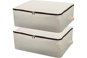 2PCS Canvas Storage Bag for Comforters