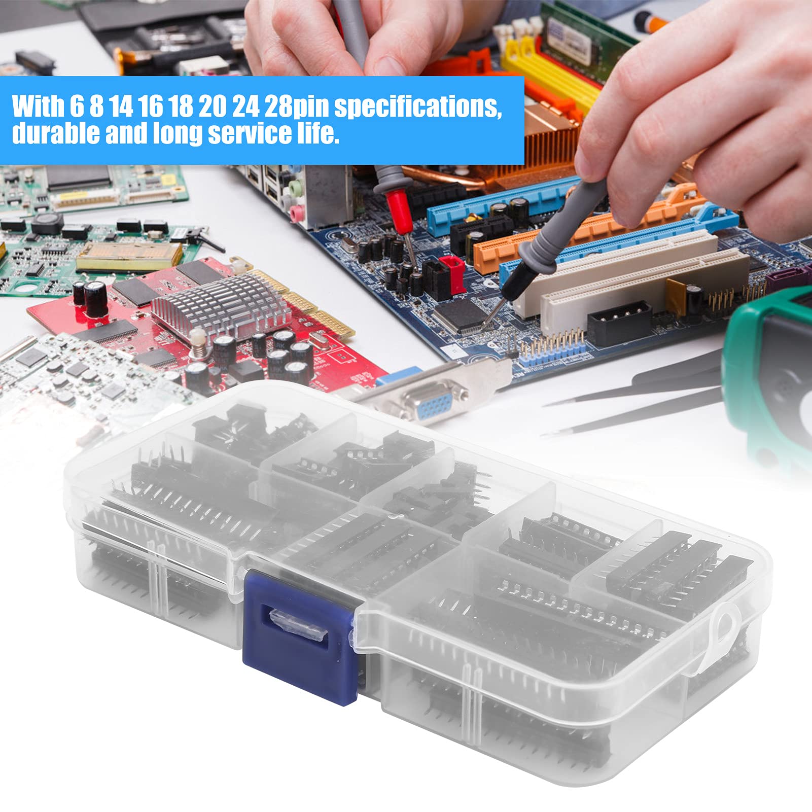 2pk - 111-43-314-41-001000-DIP SOCKET,14 POSITION,THROUGH HOLE