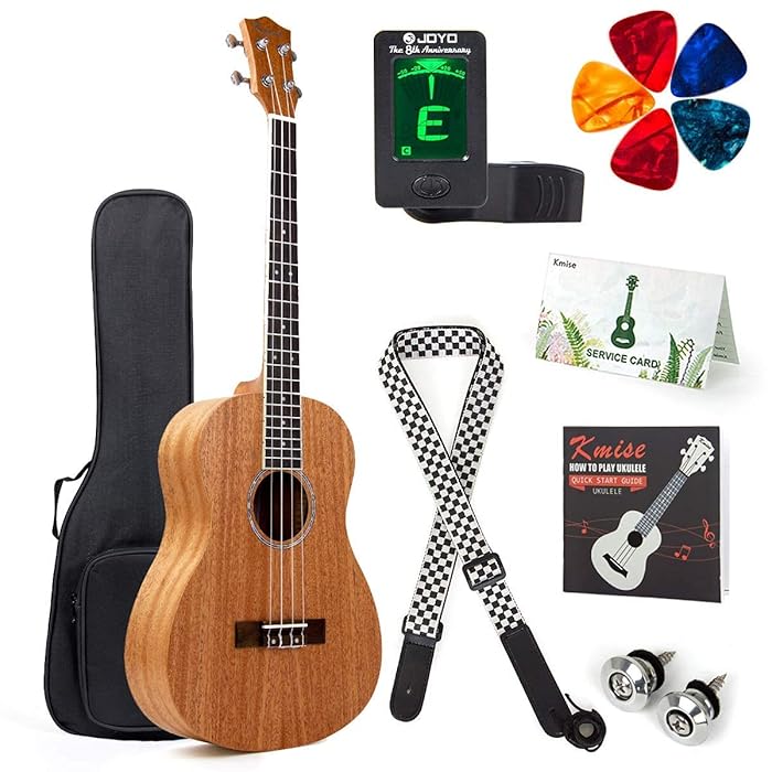 Buy Kmise Baritone Ukulele 30 Inch Mahogany Ukelele Uke 4 String Guitar