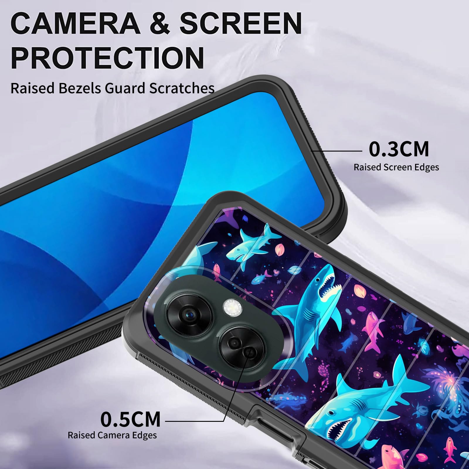 Funda para Oneplus Nord N30 5G/CE 3 Lite, cuerpo completo, a prueba de golpes, protección contra caídas, a prueba de polvo, resistente, 3 capas, militar, resistente, duradera, para Oneplus