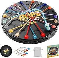 Lartoys Rope Untangling Puzzle Game - Educational Travel Board Game for Kids Adults, Family Strategy Challenges, Screen-Free Fun