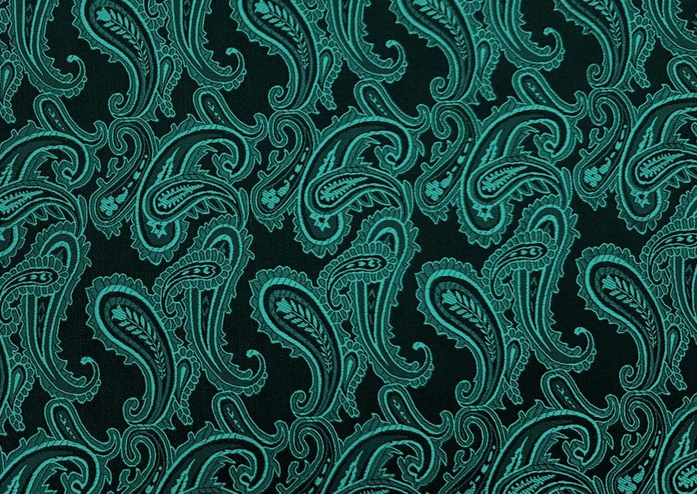 BEST TUXEDO Men's Formal, Prom, Wedding, Homecoming, Tuxedo Vest, Tie & Hankie Set in Paisley4