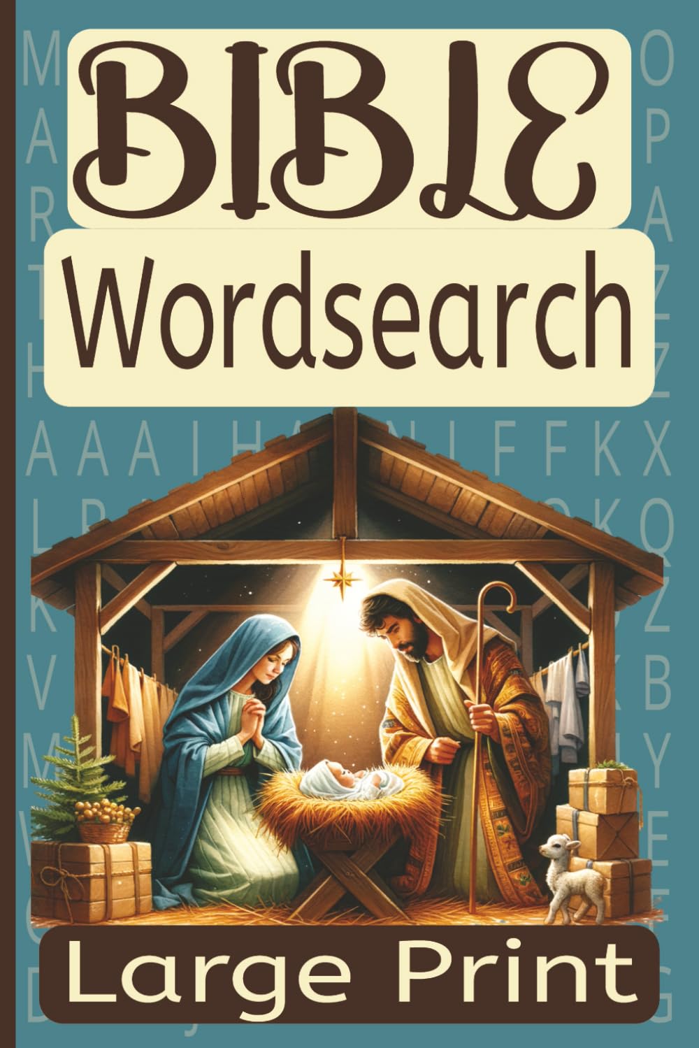 Bible Wordsearch: Christian Devotional Puzzle Book with Large Print Bible Verses and Word Searches