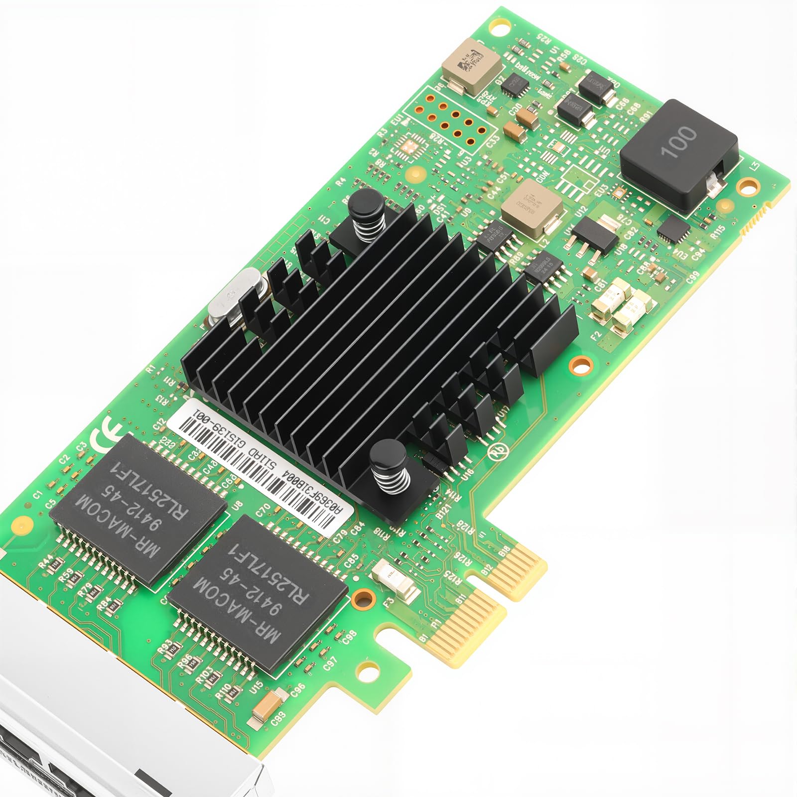 PCIe 2.1 x1 for Intel I350-T4 I350AM2 Chipset 1Gb 4 Port RJ45 LAN Card Support Windows Server/Windows/Linux/VMware/ESX