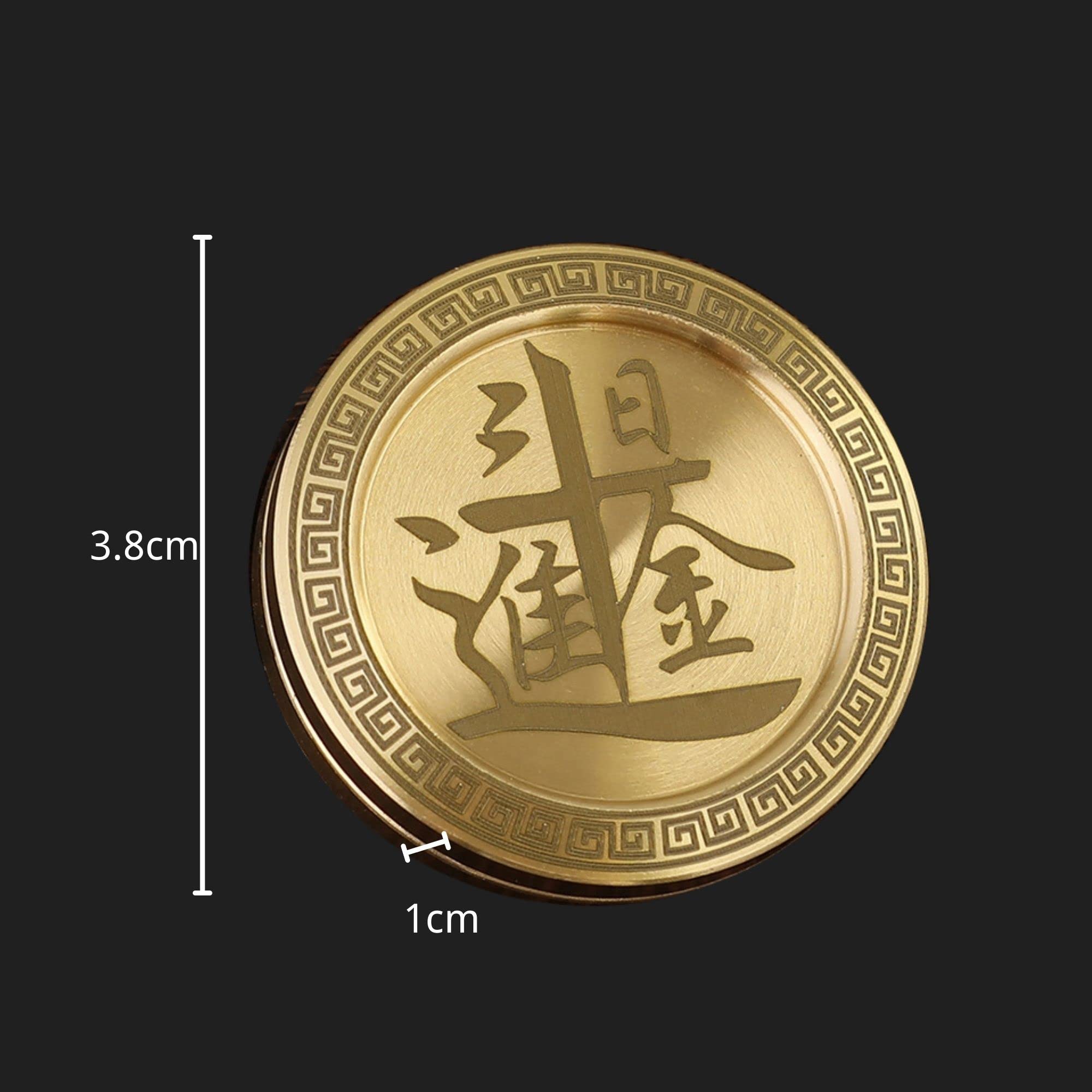 Tapazapa フィジェットスライダー ハプティックフィジェットラッキーコイン 金属製フィジェットトイ 大人用 フィジェットクリッカースライダー  EDC 大人用オフィスおもちゃ 男性用