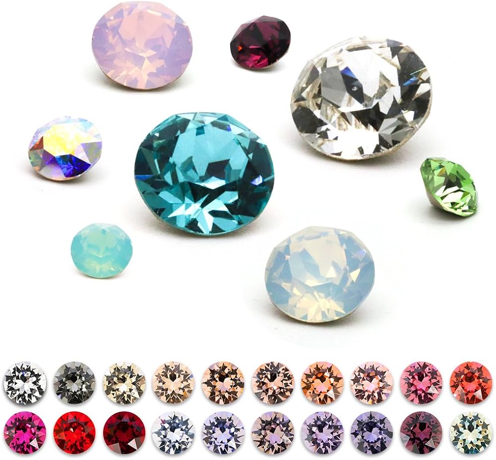 Amazon | スワロ スワロフスキー チャトン【ss24】【クリスタル