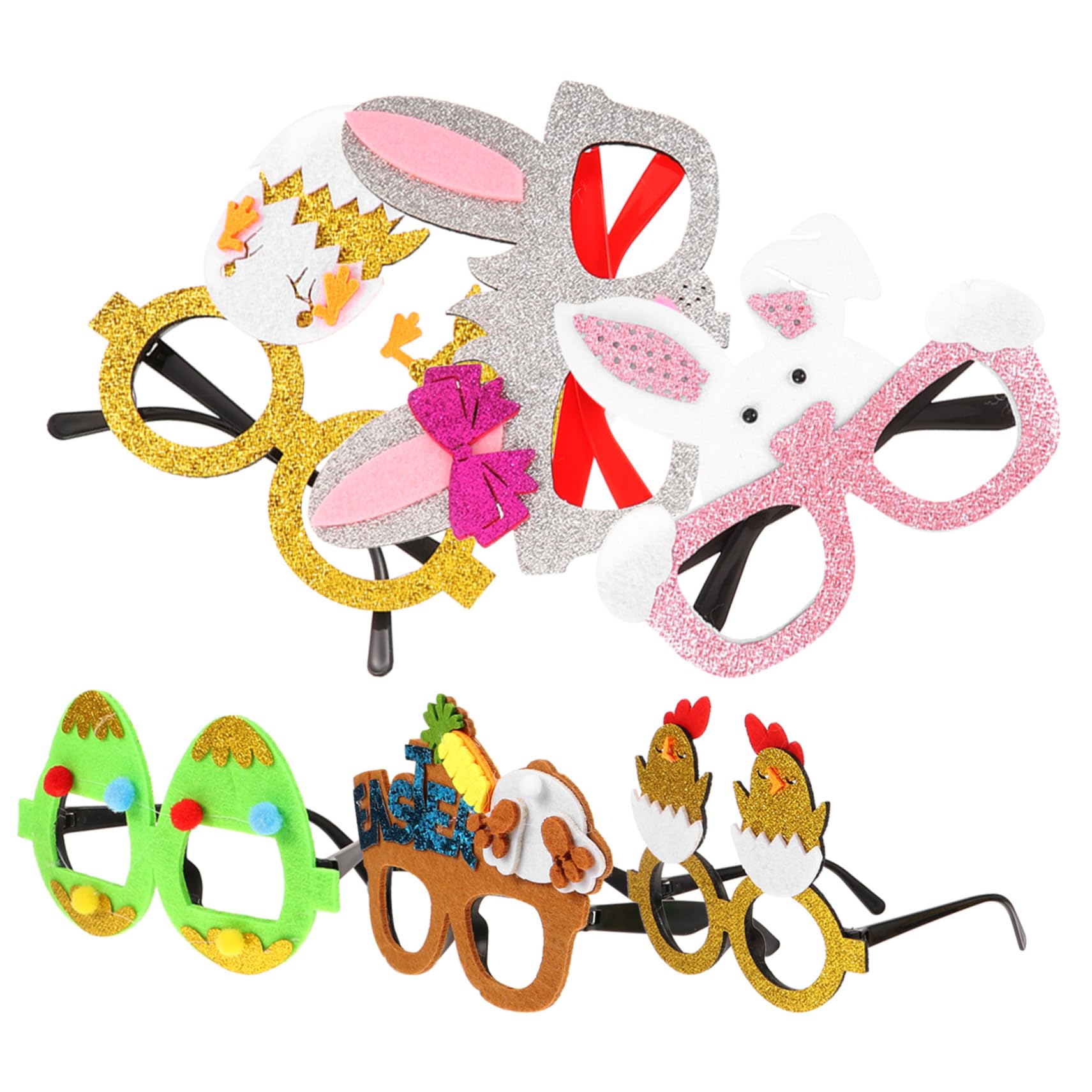 Ipetboom Easter Eyewear Pcs Festival Glasses Frames Photo Prop Fun Party Supplies Costume Accessories