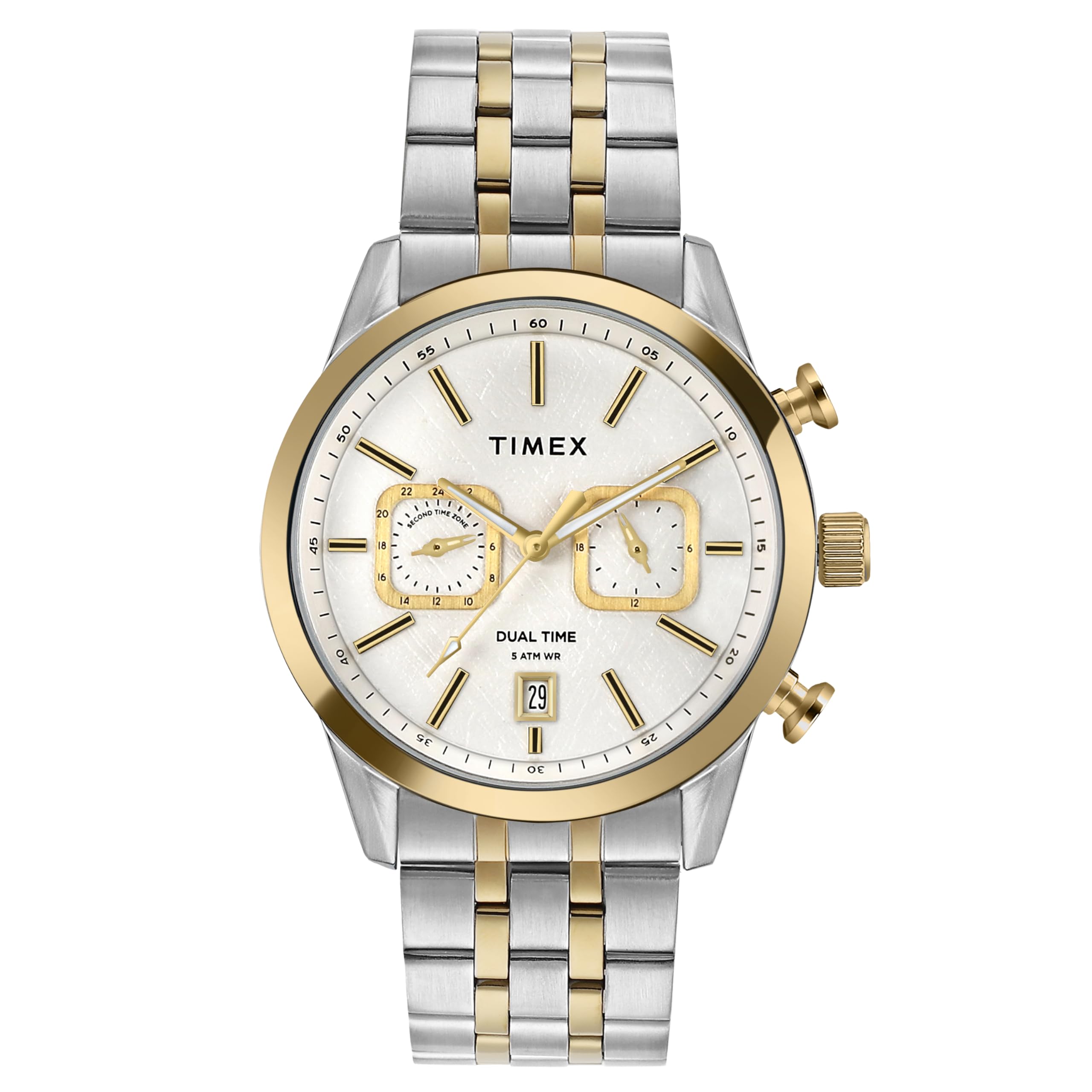 timex Men Silver Round Dial Analog Watch - TWEG17609-picture-10