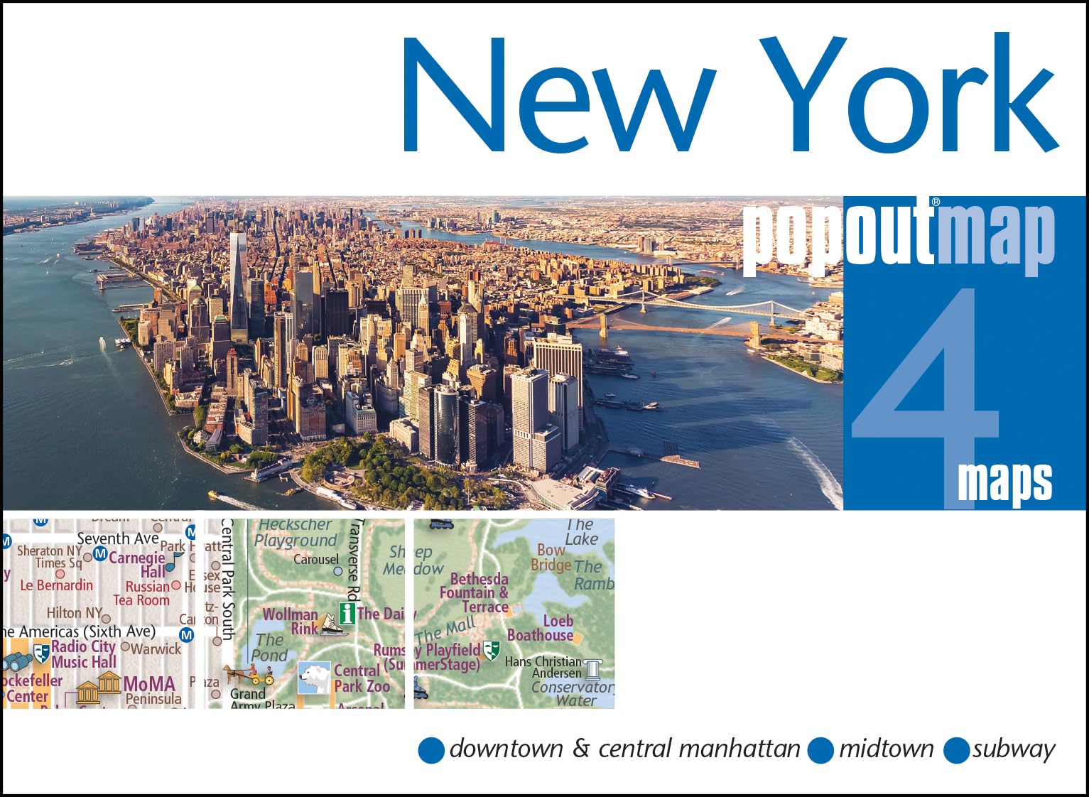 New York PopOut Map: Popout Citymap (PopOut Maps)