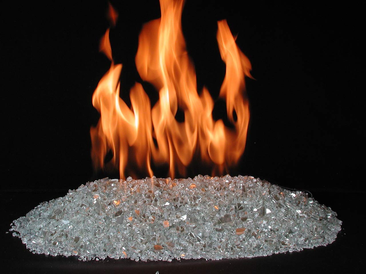 Rasmussen FireLine Vented Fireplace Burner Kit for Fire Glass (FLB18N-B-P), Propane, 12.875-Inches