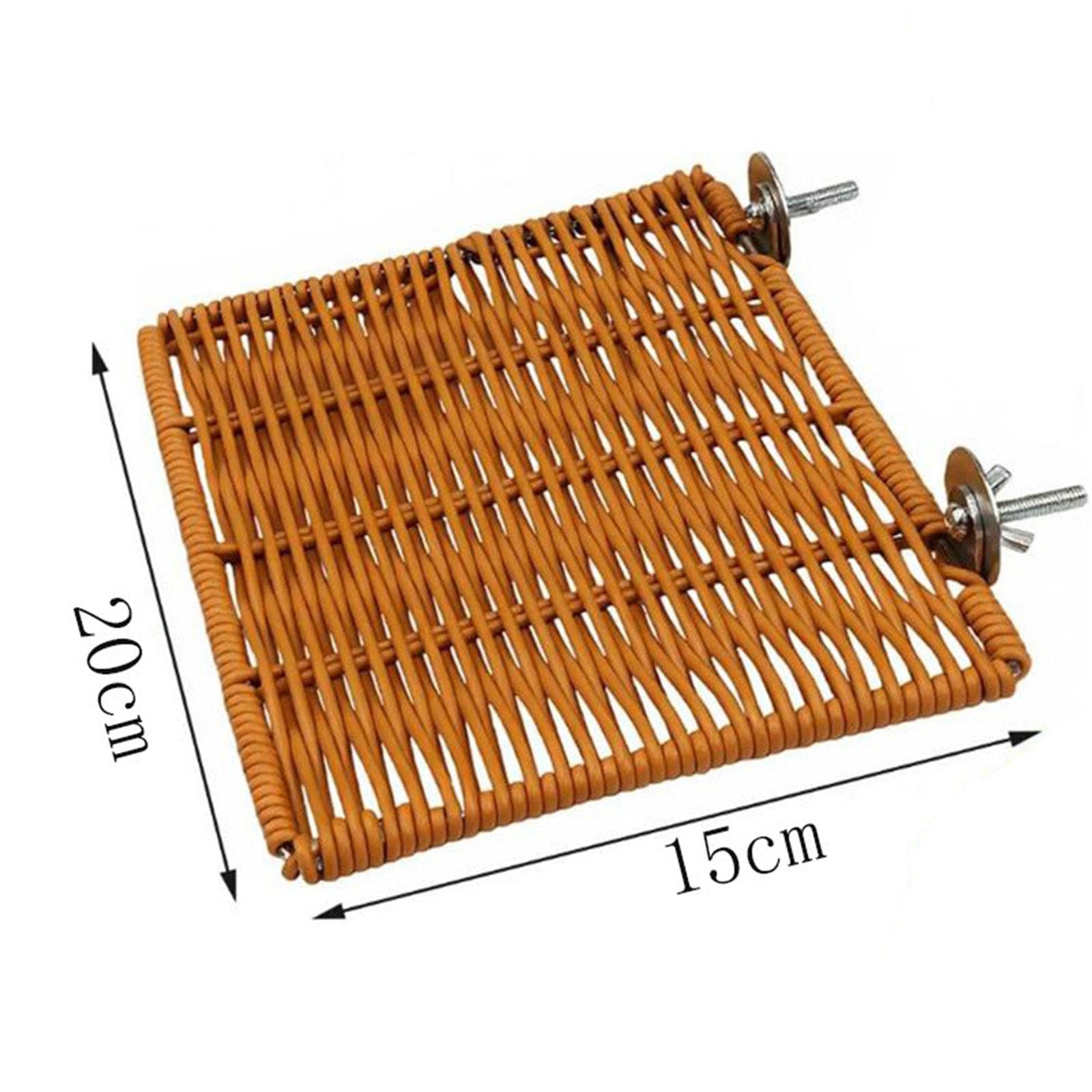 Paquete de 3 Perchas para Pájaros, Soportes Portátiles para Jaulas, Artículos Multiusos para Mascotas, Espaciosos, Fáciles de Instalar, Ligeros, Ideal, 3 Piezas