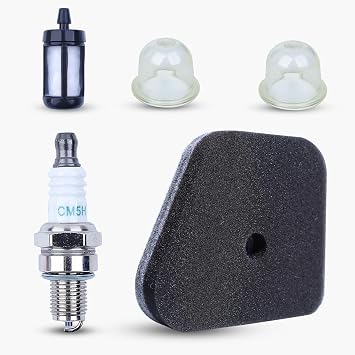 Air Filter Tune Up Kit for Stihl FS87 FS90 FS100 FS110 FS130 FS310 HL100 HL90 HL95 HT100 HT101 HT130 HT131 Trimmer Replace 4180-120-1800 with Primer Bulb Fuel Filter Spark Plug