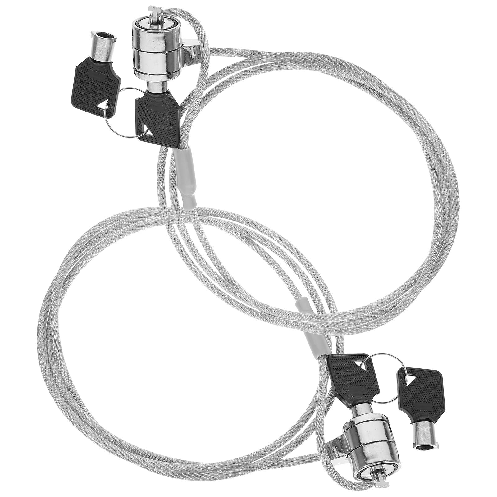 Lucchetto per Laptop in Lega 2 Set Design Flessibile e Facile da Usare, Cavo di Sicurezza Portatile per Protezione del Computer