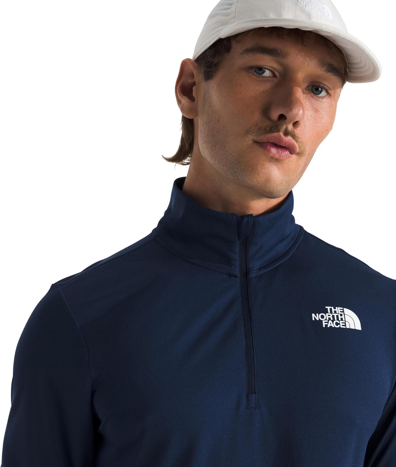 The North Face Men's 24/7 1/4 Zip T-Shirt, Summit Navy, 164