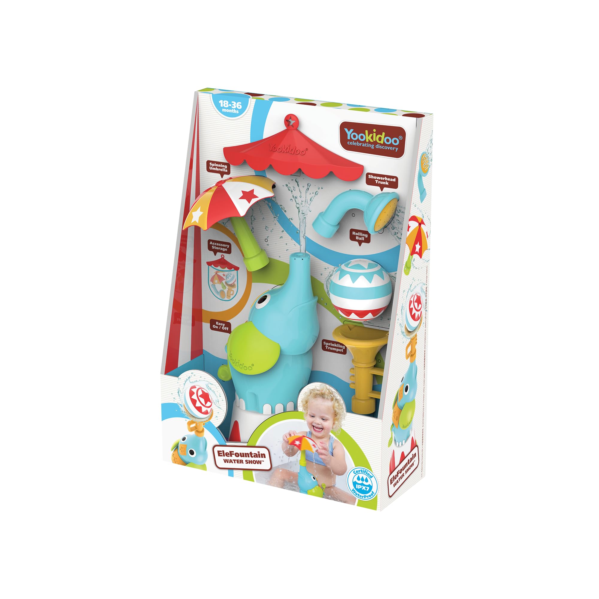 Jouet de bain Fontaine Eléphant - Yookidoo