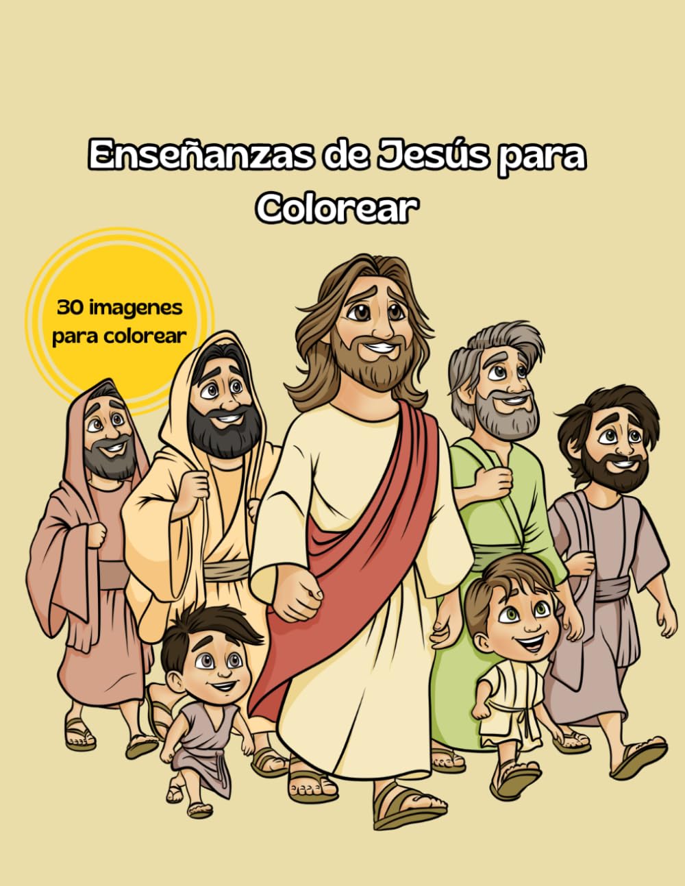Enseñanzas de jesús para colorear (Jesus Coloring Book)