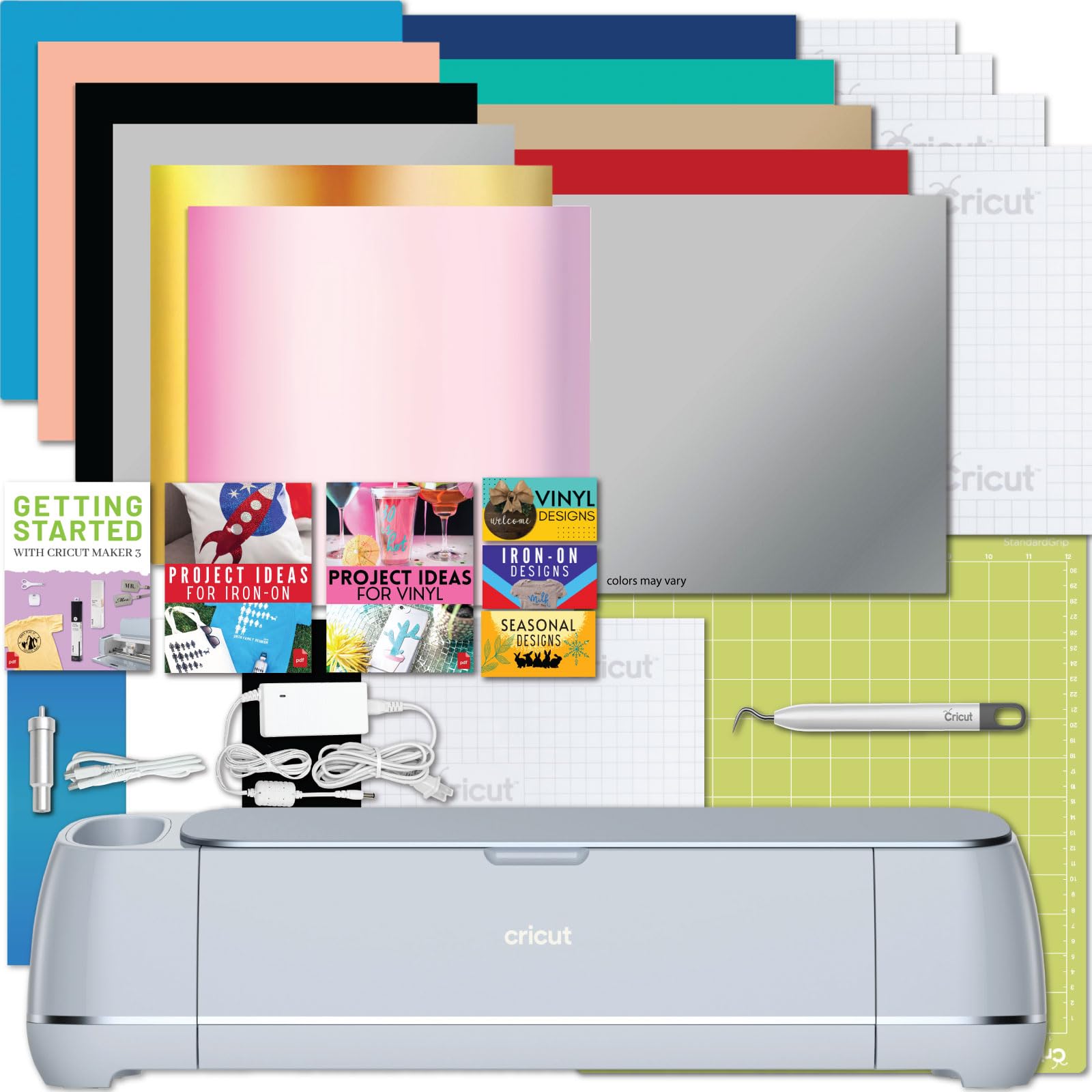 Amazon.co.jp: Cricut Maker 3 マシン ビニールとアイロン接着バンドル