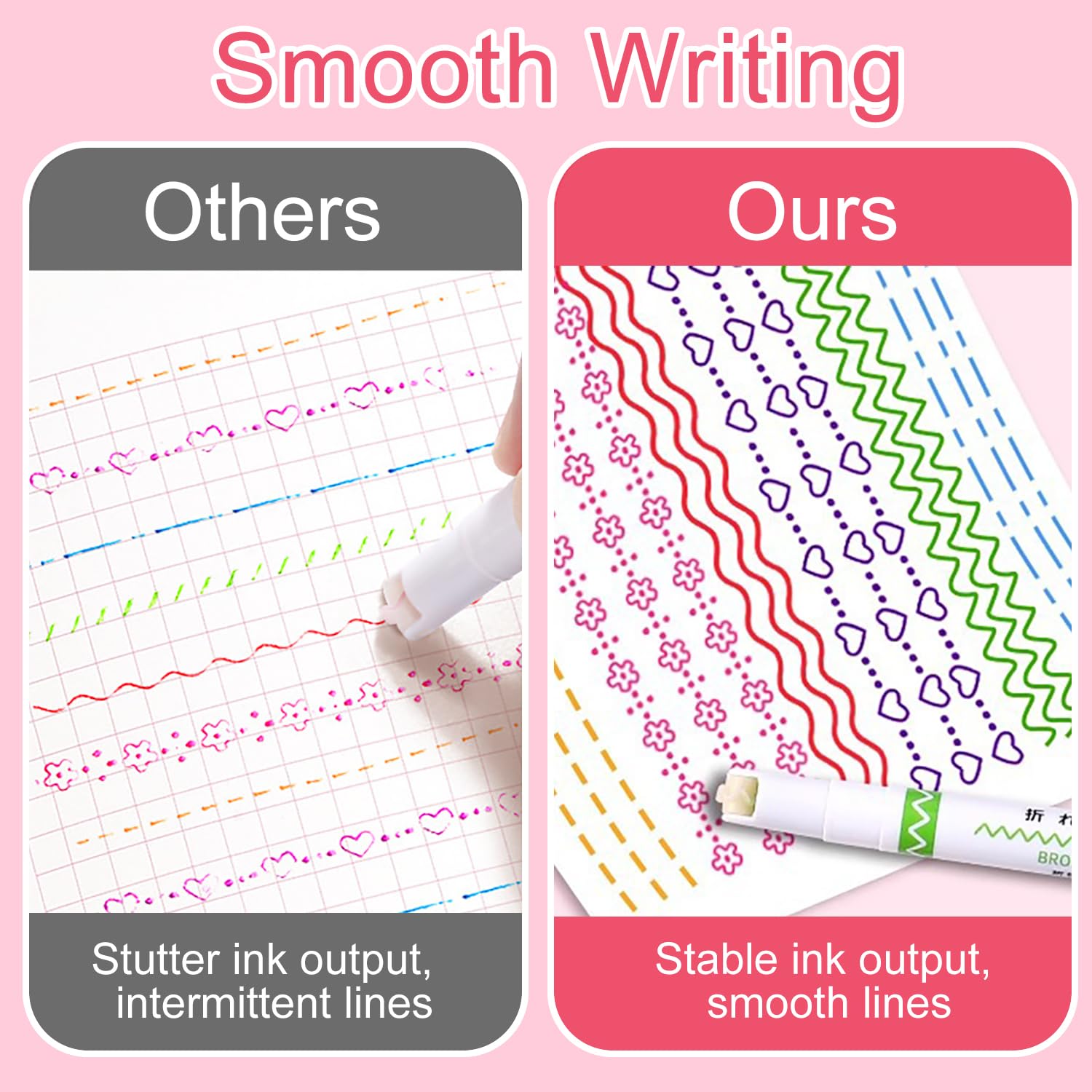 Set 8 Evidenziatori A Curve Colorate - Doppia Punta Per Appunti, Ufficio E Studio, Per Adulti E Bambini - Foto 10