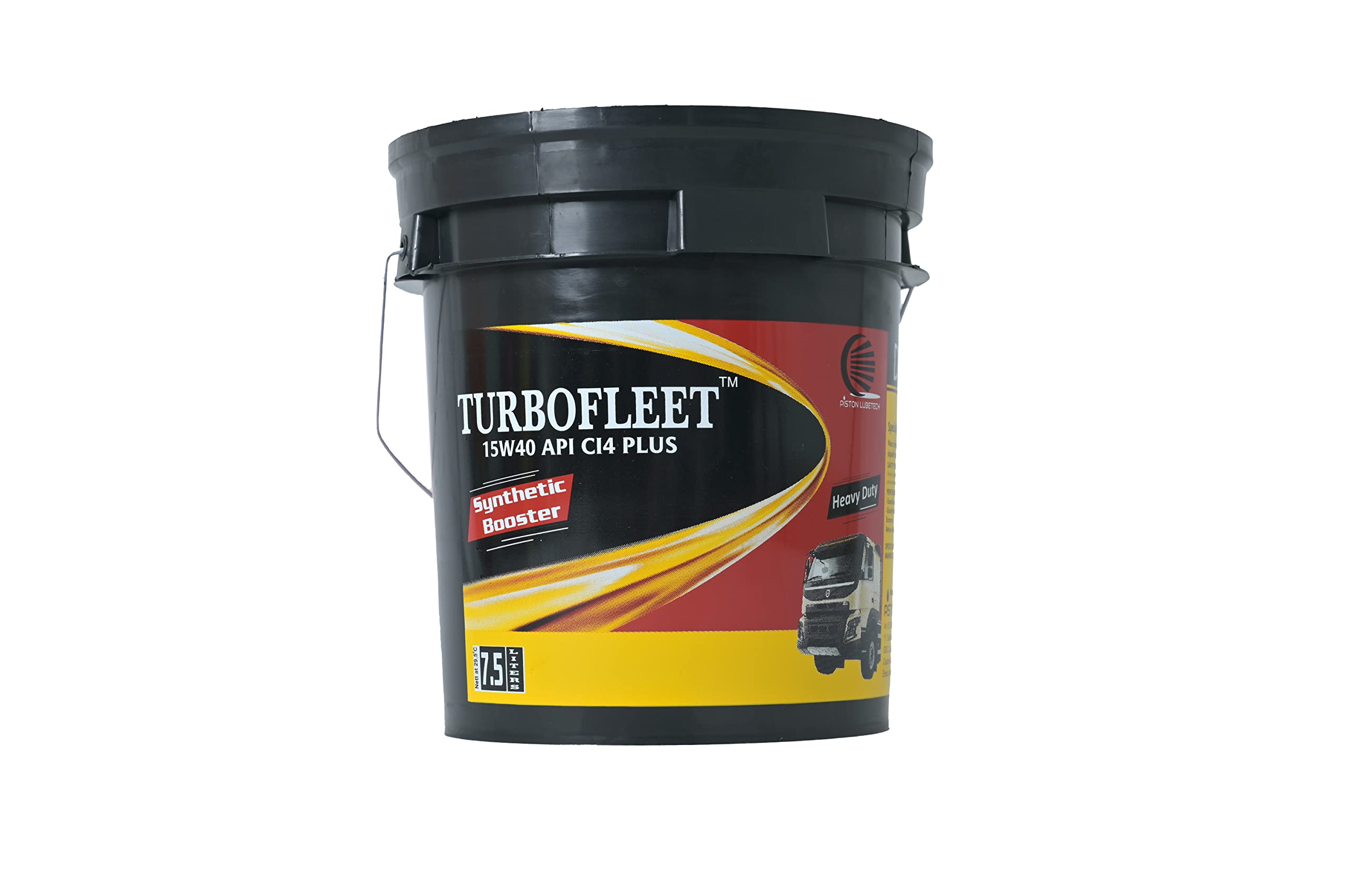 PISTON TURBOFLEET 15W-40 API CI4 PLUS Synthetic Booster Engine Oil For Cars & Trucks (7.5 L)