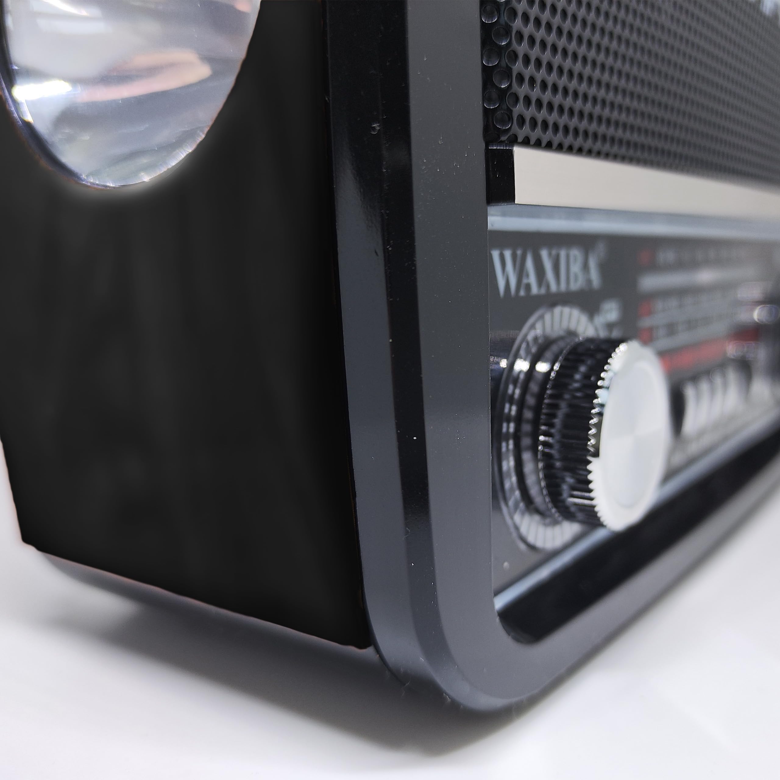 Retoo Radio retro Bluetooth FM, nostálgica, carcasa en imitación de madera, vintage, sistema compacto, compatible con USB, ranura para tarjetas SD, radio de cocina sencilla