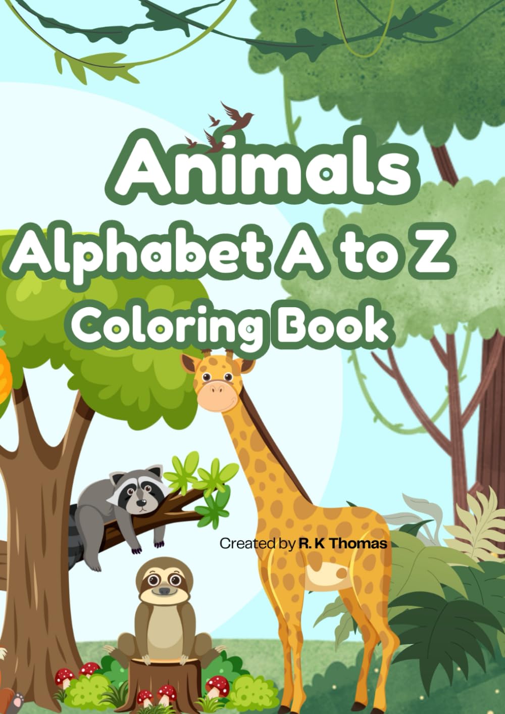 Animals Alphabet A to Z Coloring Books
