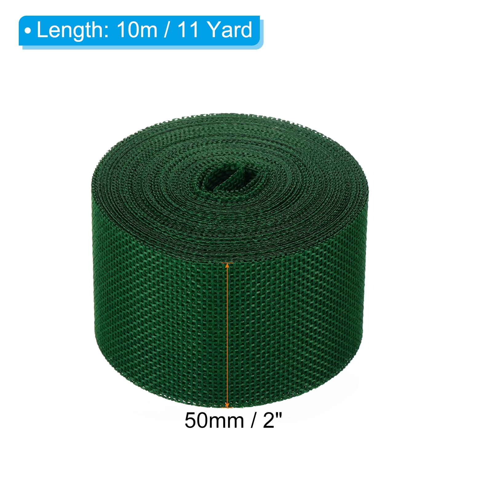 PATIKIL 2 Inch Wide 11 Yards Burlap Fabric Ribbon - Image 2