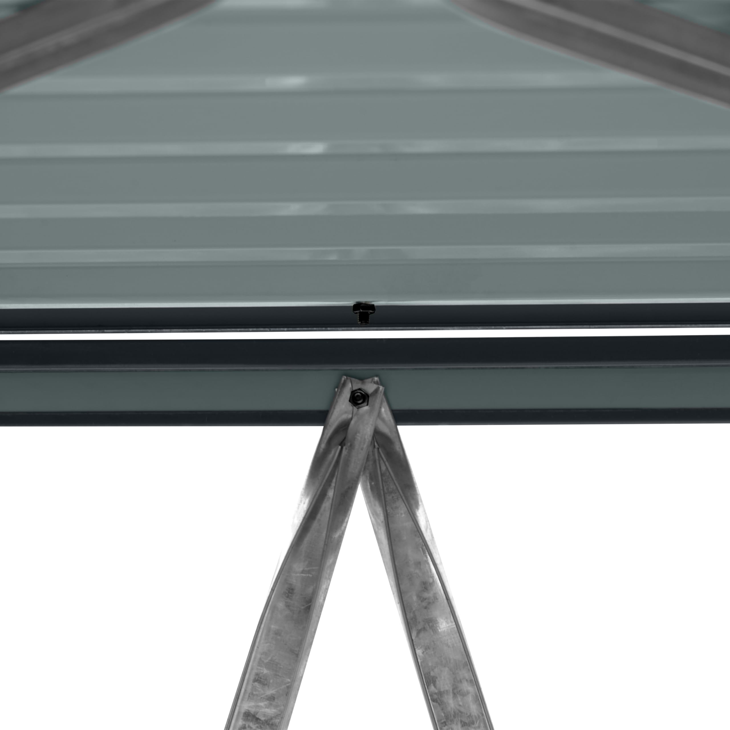 Axi Owen Cache Poubelle Métallique Anthracite/Acier Galvanisé Résistant Aux Intempéries - Abri Poubelle pour 2 Conteneurs - Max. 240L/480L - Abri Poubelle Extérieur avec Excellente Ventilation