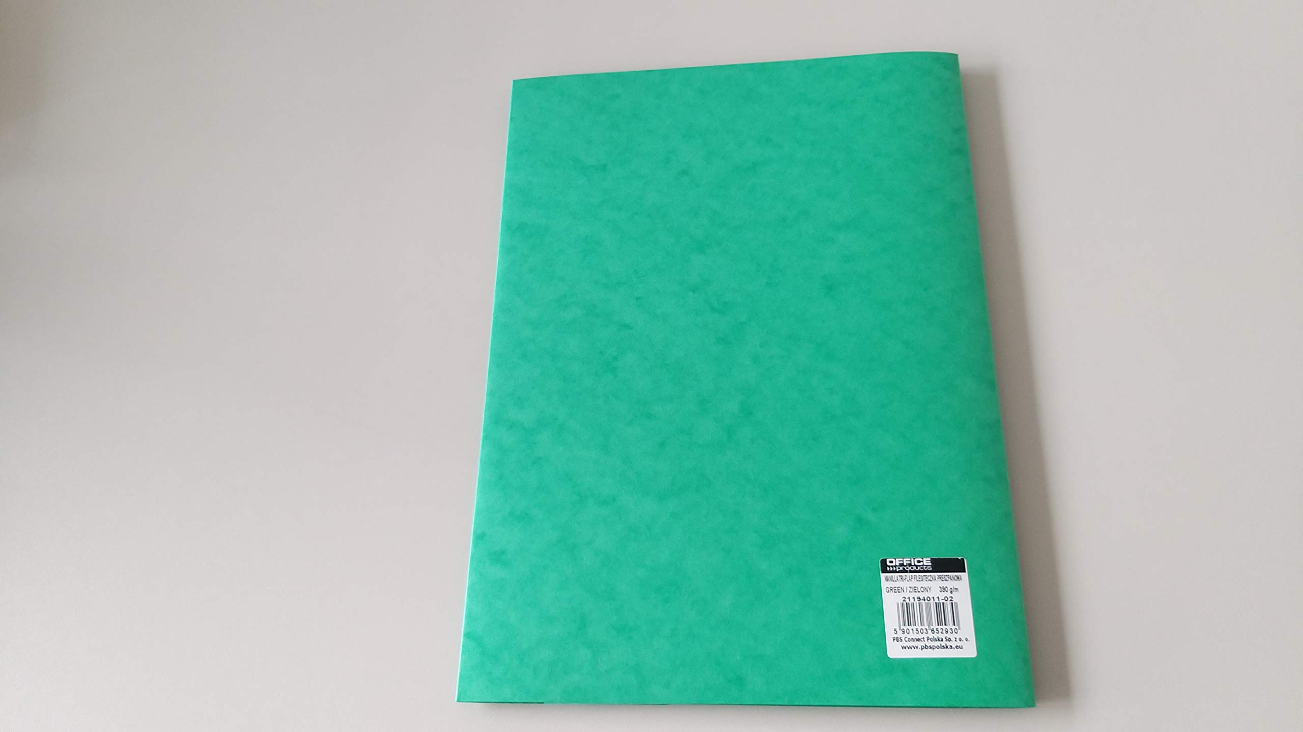 OFFICE PRODUCTS Map met elastiek Perspan/karton A4 390 GSM, 1 stuk, blauw