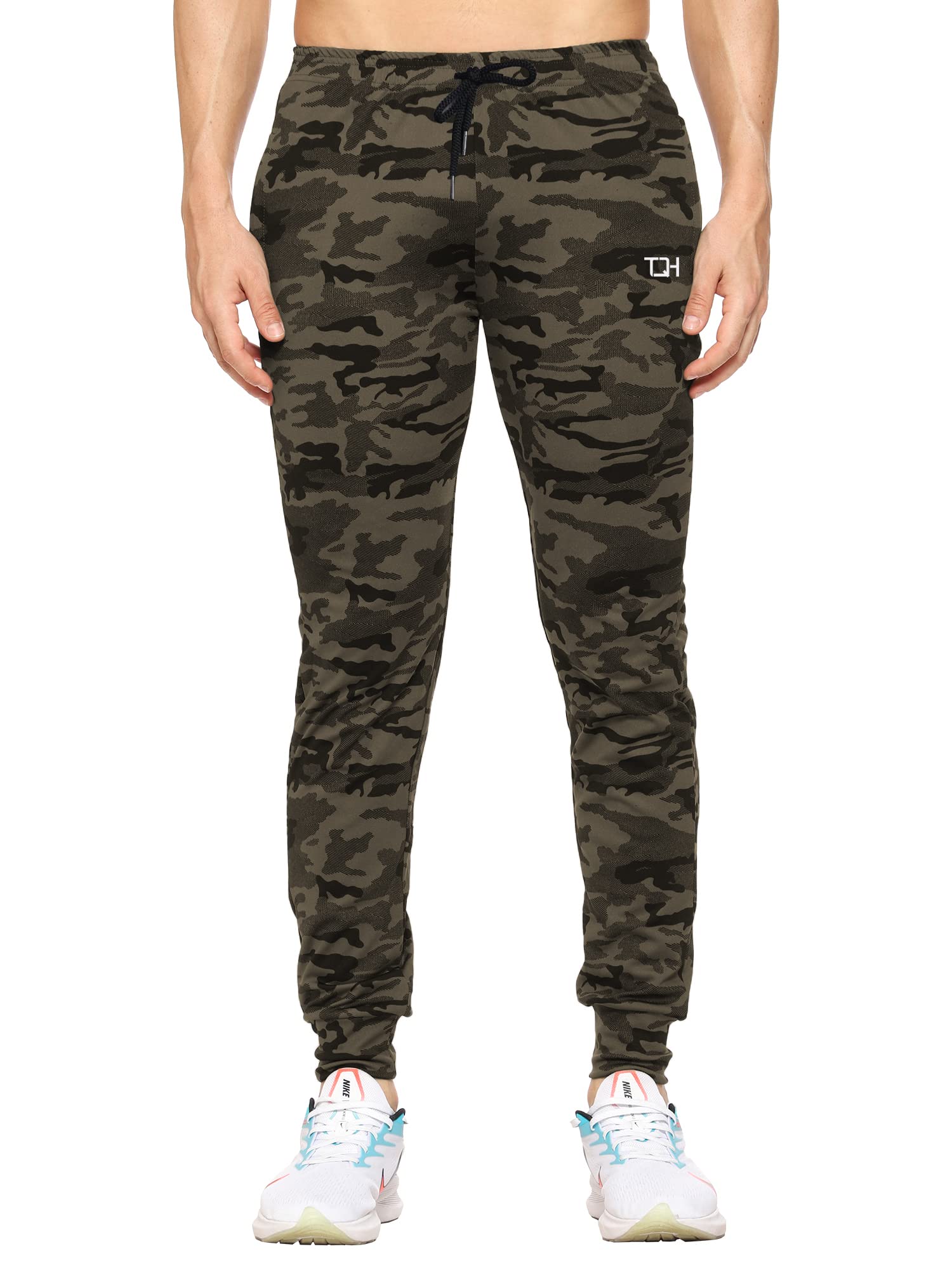 tqh Camouflage Men Checkered Track Pants-picture-22