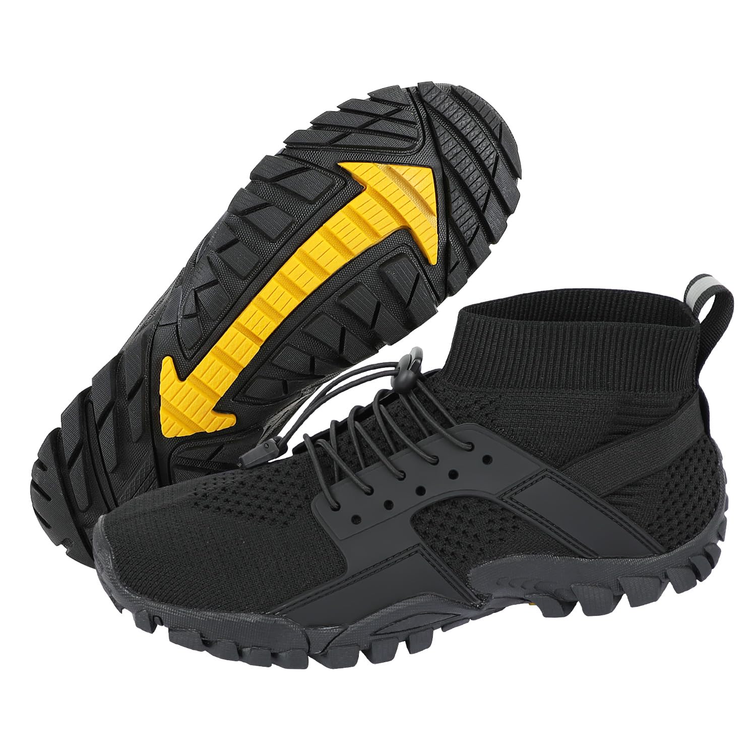 Men Women Water Hiking Shoes Barefoot Slip Resistant High Top Wading Shoes for Walking Fishing River Creek Kayaking