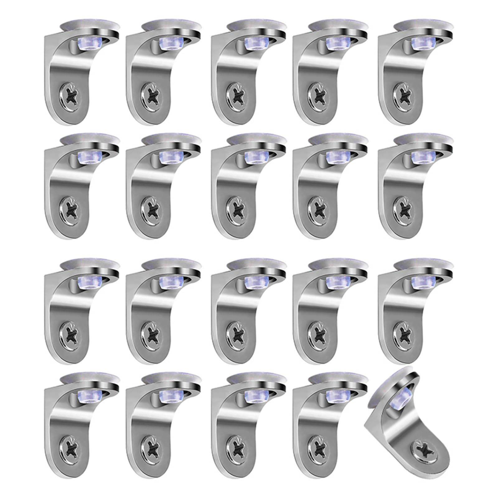 Fentency Alloy B Type 7 Chara 20Pcs Metal Alloy Shelf Parentheses Strong Closet Planner Backs For Closet Cabinet Shelves Metal Alloy Cabinet Backs