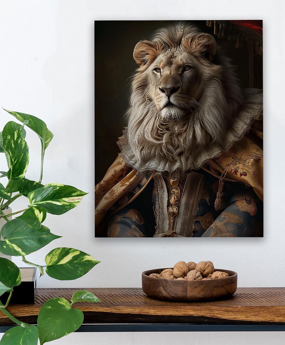 Amazon.com: Renaissance Archduke Lion Portrait 16x20 Canvas Poster