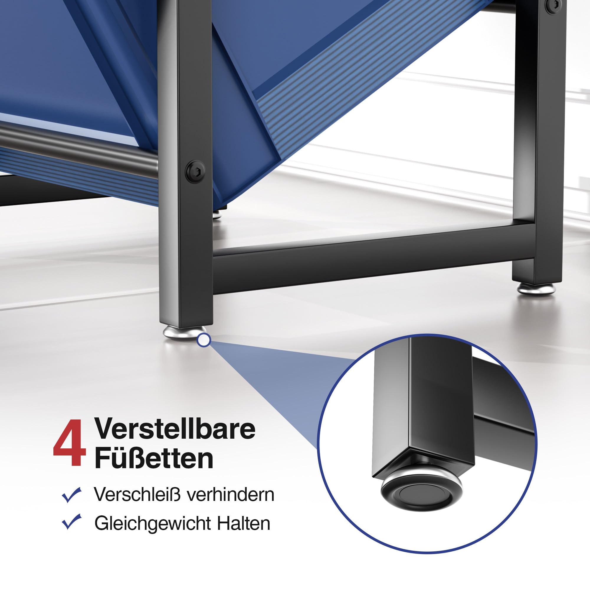 Getränkekistenregal für 3 Getränkekisten - Schwarz Metall Getränkeregal, Stabil & Platzsparend Kistenregal mit 3 Ebenen für Bier, Obst, Gemüse, Wasser - Für Wohnzimmer, Küche & Keller