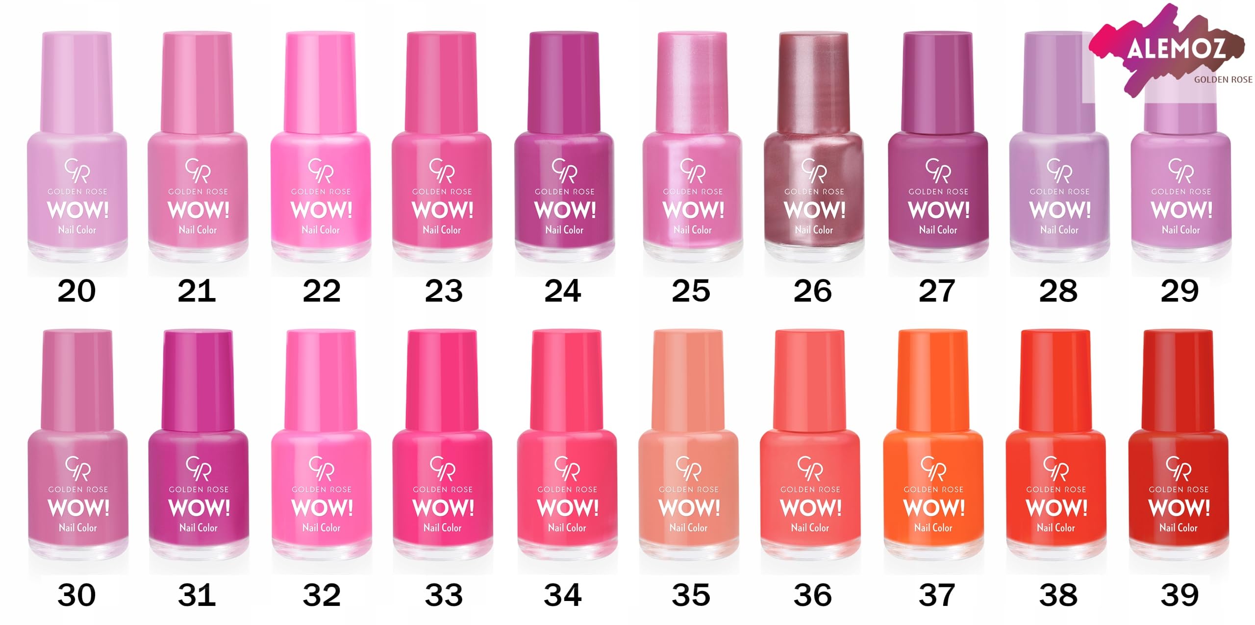 Golden Rose Wow Nail Color No: 03 - Parlak Bitişli Mini Oje 6 ml