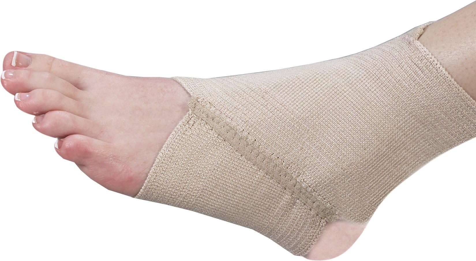 Tri-Stretch Ankle Support, Beige, Small/Medium
