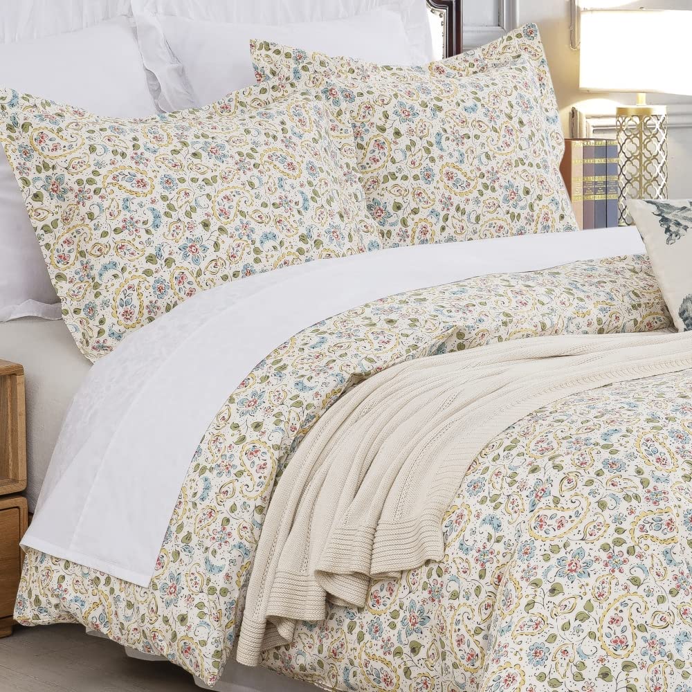 Montgomery Ward Luxurious Chenille Dot Bedspread, Full Size, Soft Cotton Comforter in Blue, Cozy and Modern Tufted Design with Fringe Border, Full Size Chenille Bedspread (Blue, Full)