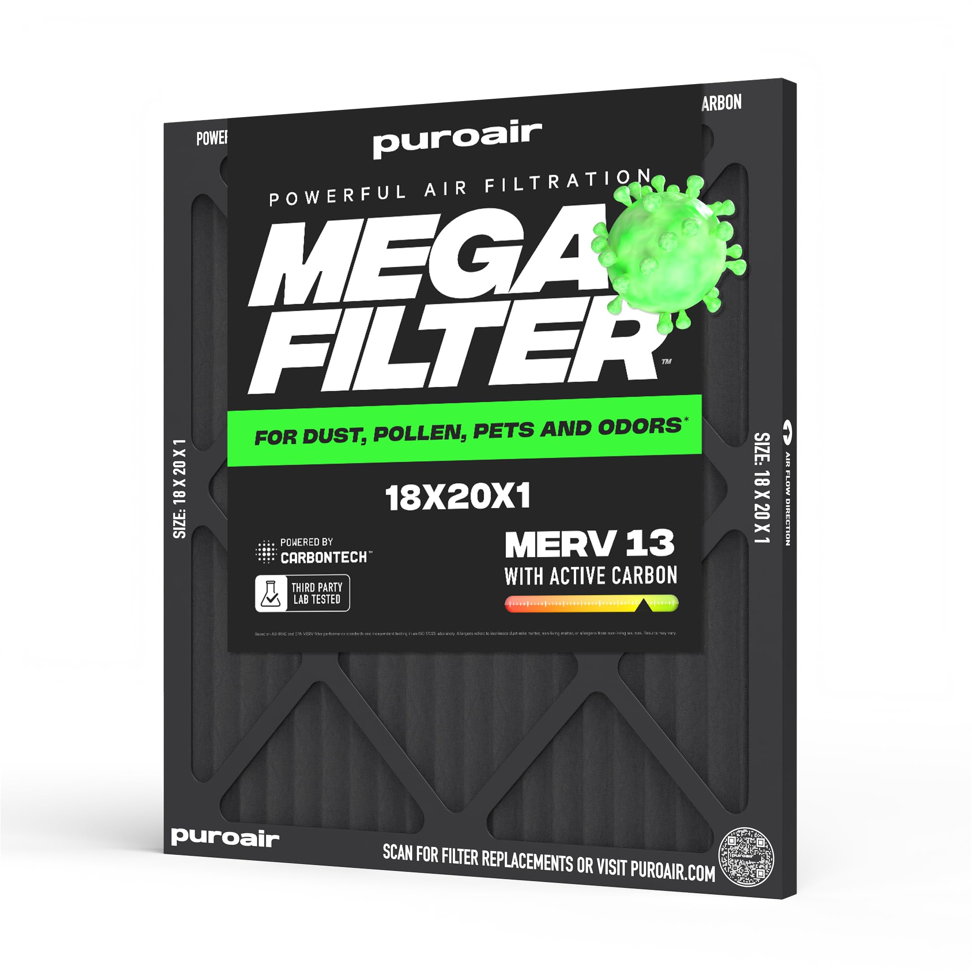 PuroAir MegaFilter 18x20x1 MERV 13