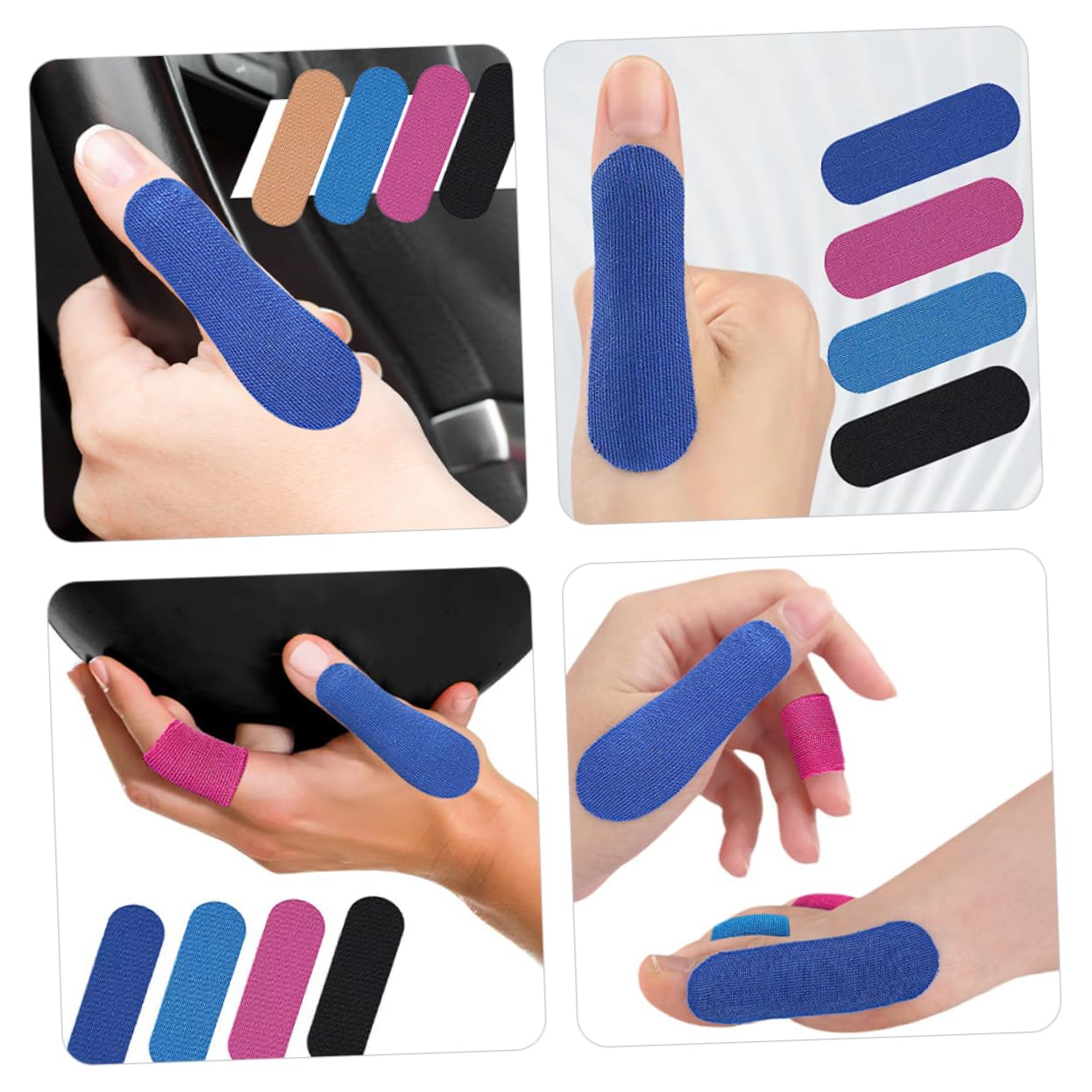 IWOWHERO Protective Bowling Thumb Tapes 50pcs Pack Soft Elastic Material Anti-slip for Bowling Ball Comfortable for Long Use Sports Accessories