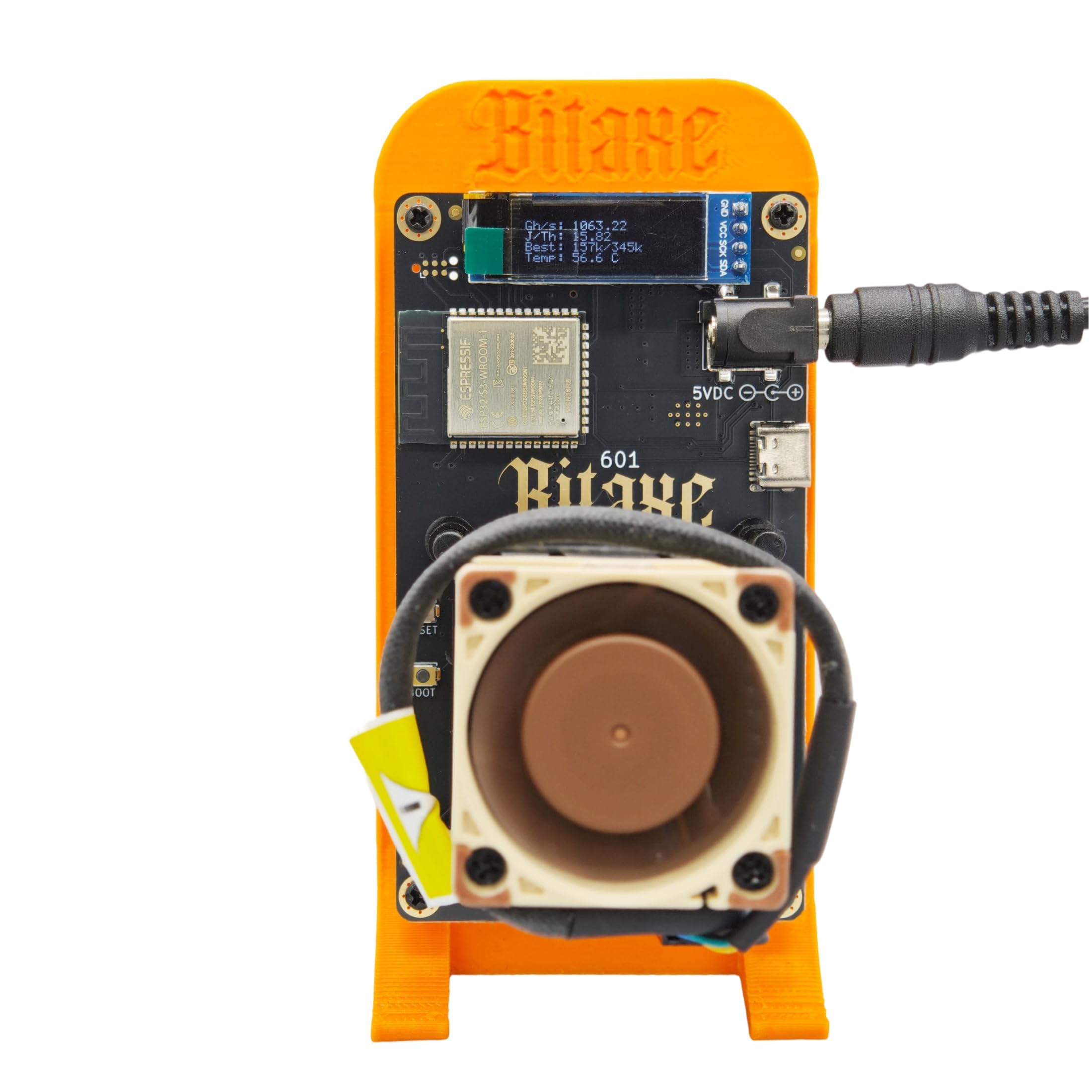 New 2025 Bitcoin Miner Bitaxe Gamma 601 1.2TH/S SHA-256 Chip Asic de bajo  Ruido Crypto Miner 2.4G WiFi 18W Bitcoins Mining minería BTC Miner Uso  doméstico with EU Plug : Amazon.es: Informática