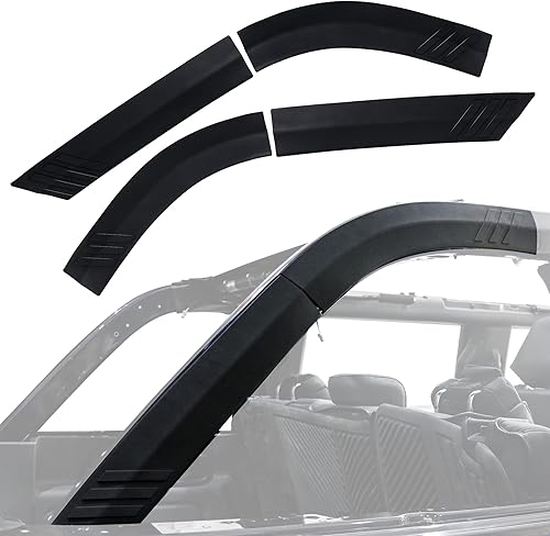 BESTAOO Cubierta acolchada para barra antivuelco para accesorios Ford Bronco 2021 2022 2023 de 4 puertas, evita arañazos en la pintura protector de