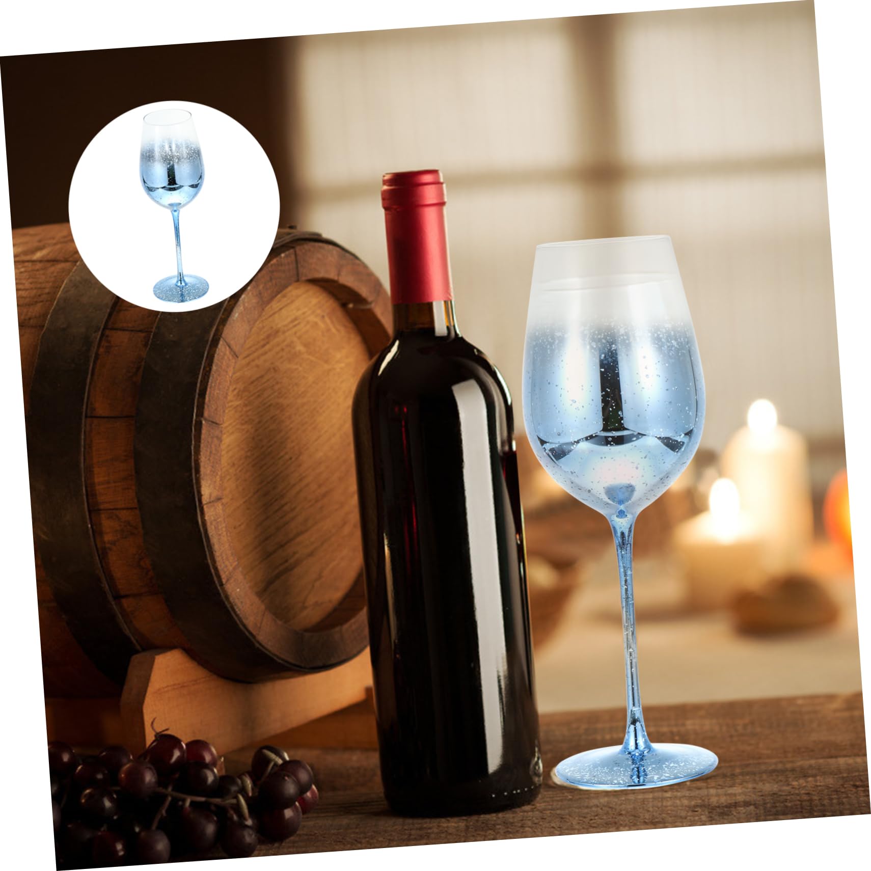 Cabilock Glitter Goblet Wine Glasses Unique Cocktail Drinking Goblet for Parties and Celebrations Safe Materials Stylish Design for Wine and Beverages