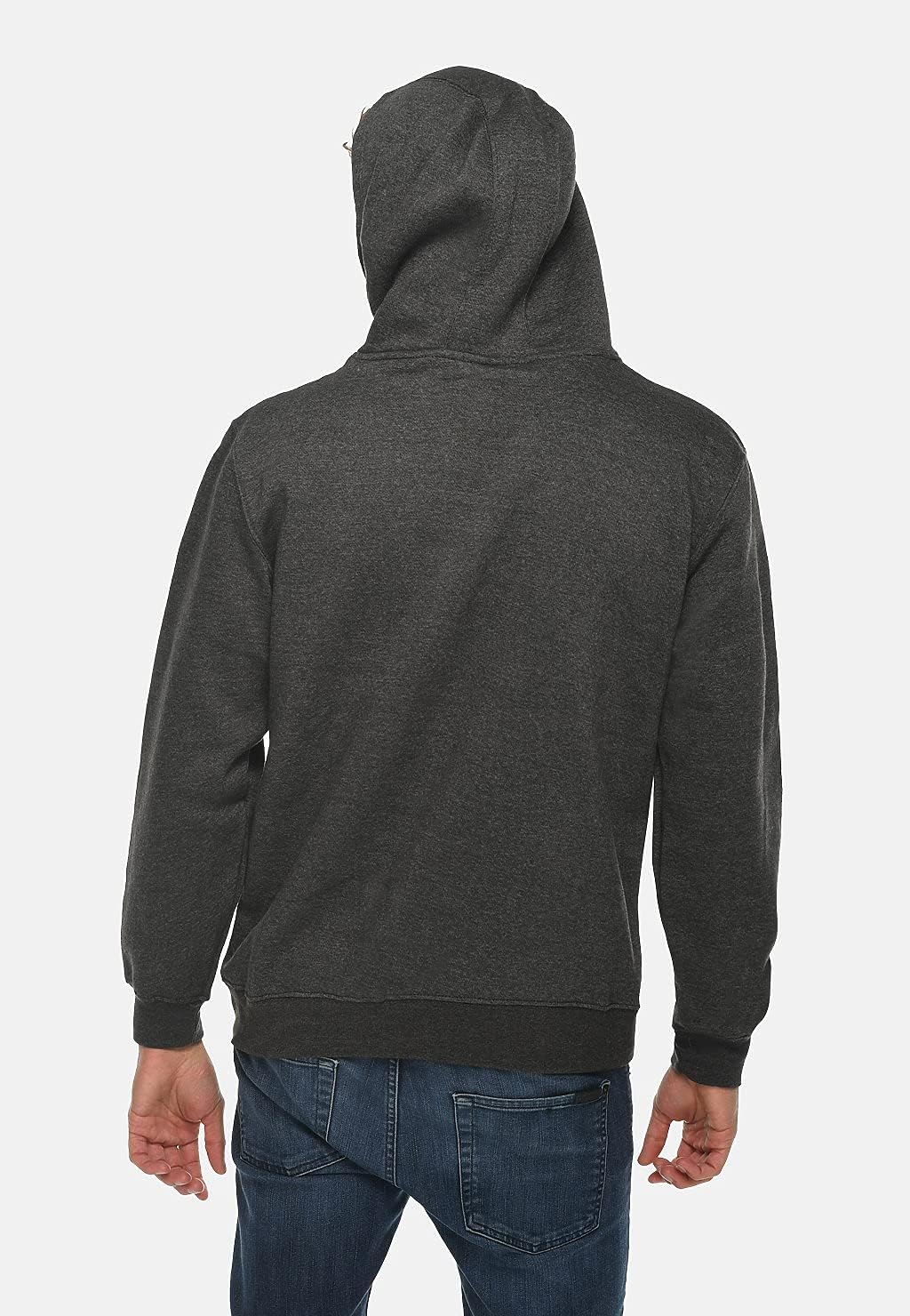 Lane Seven Unisex Premium Pullover Hooded Sweatshirt XS Charcoal Heather - Image 3