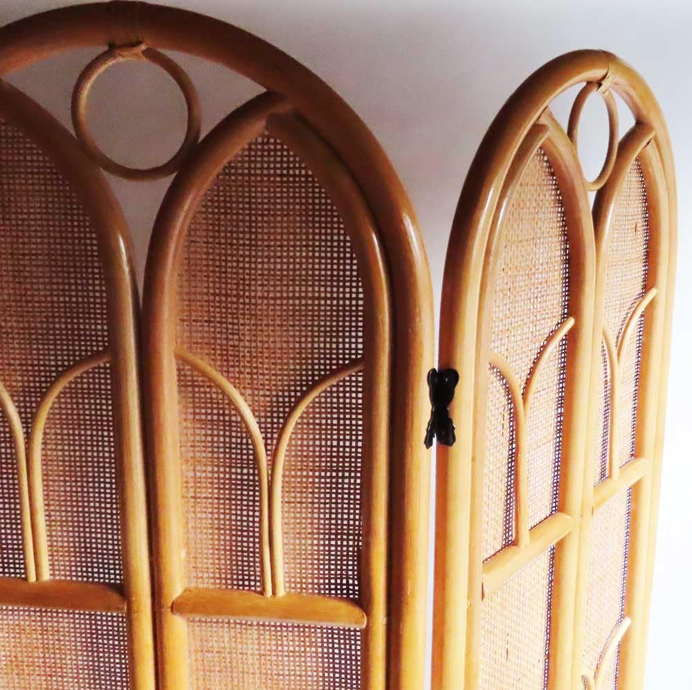 Amazon｜籐衝立 籐間仕切り 籐スクリーン (4連, 1600H