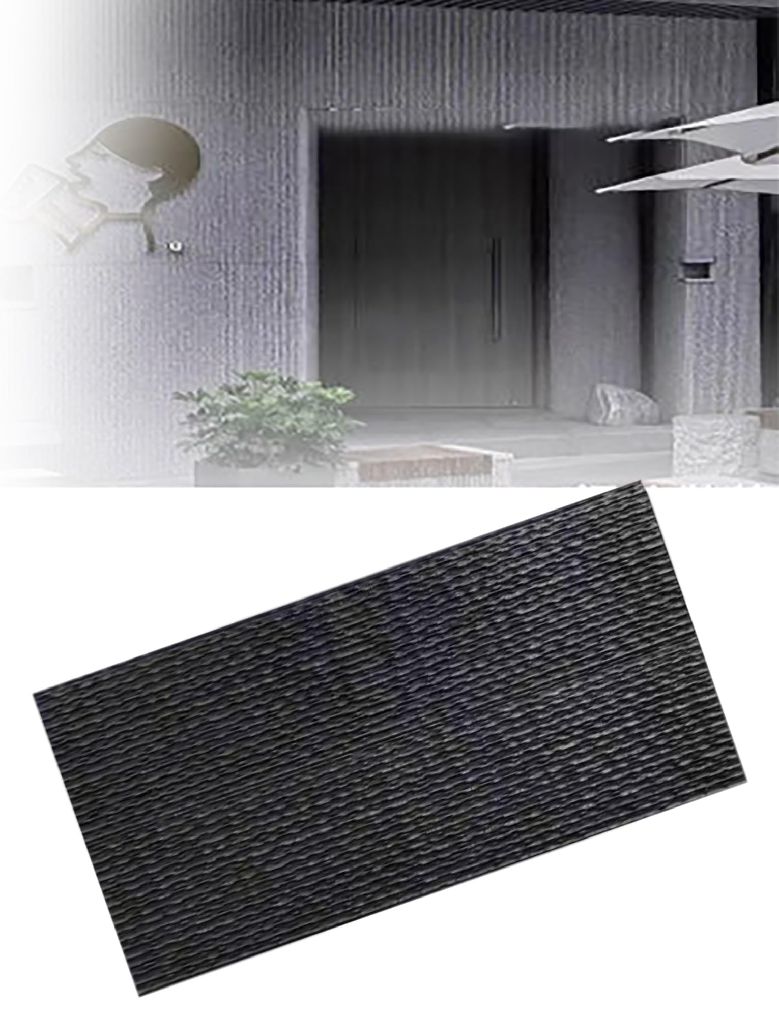 Paneles de pared de piedra sintética, paneles de piedra sintética para decoración interior y exterior, diseño de cascada de agua