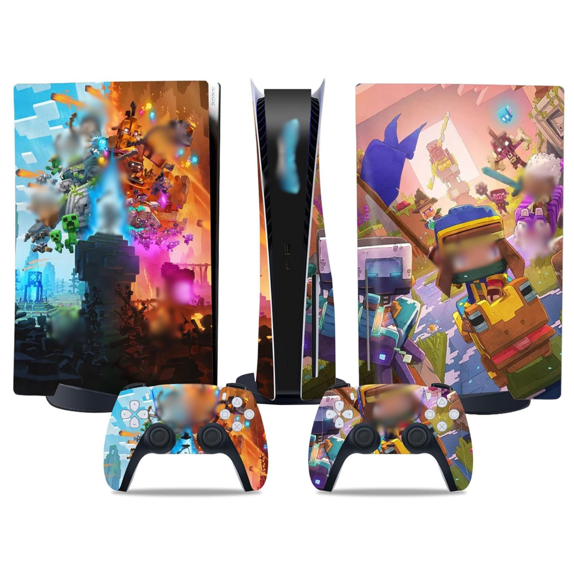 Kit de vinilos Extra Resistentes MaD Vision® para PlayStation 5 (PS5) Digital| Set de vinilos Mate para Consola + 2 mandos - para Anime|Rubber|Zoro|Nami Diseño — view 24
