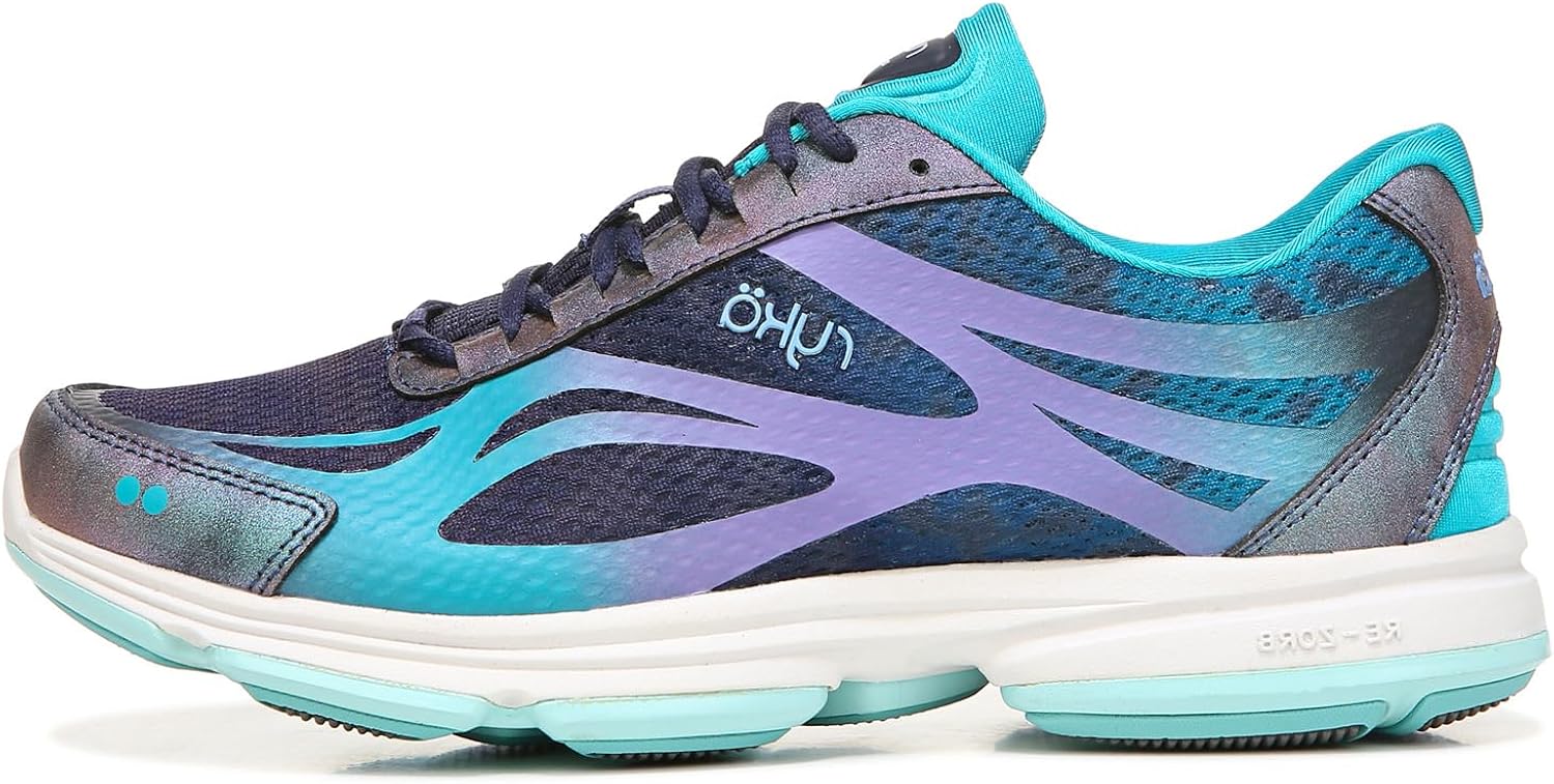 Ryka Women's Devotion Plus 2 Walking Shoe 10 Wide Blue Turquoise