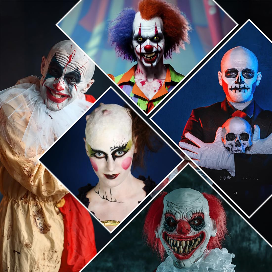 Calvas Gorro De Látex Elástico, Peluca Calva De Látex Halloween Para Mujeres Y Hombres, Accesorio De Disfraz Para Temática De Halloween, Representaciones Teatrales Y Fiesta De Cosplay