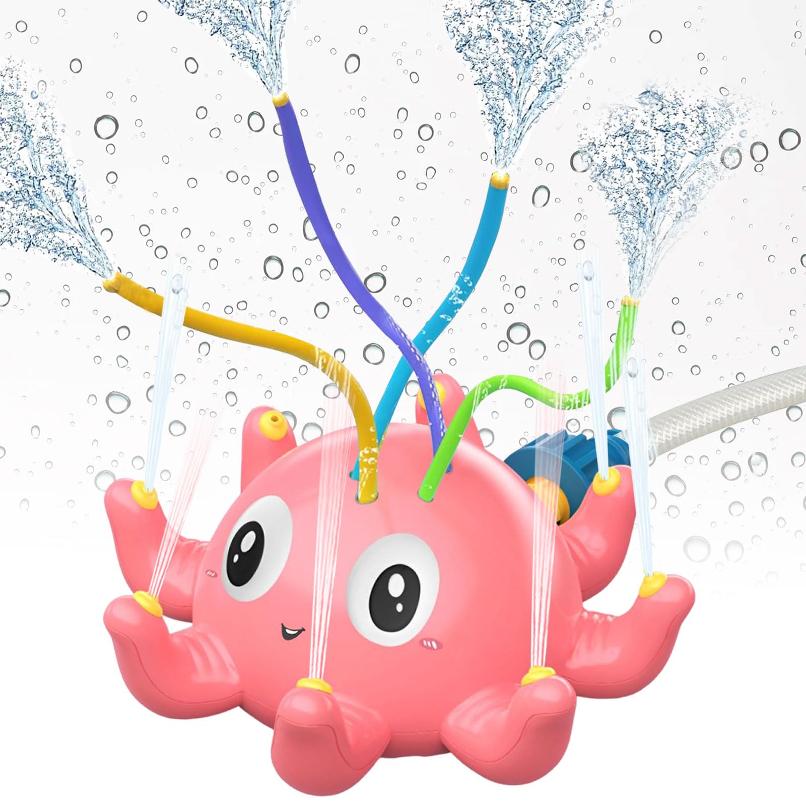 Aspersor de Agua para niños, Juegos Piscina para Niños Juguete Niño 3 4 5 6 7 8 9 10 Años, Pulpo Juguete de Rociador Juegos Chorros Agua Jardin al Aire Libre Aspersor de Agua para Niños